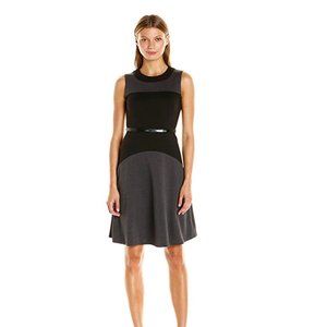 Calvin Klein Sleeveless Fit Flare Dress 12